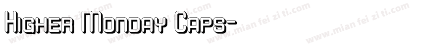 Higher Monday Caps字体转换